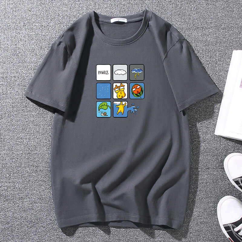 Az ifjúsági trend koreai változata kövér férfi molett molett félujjú ing felső nyári férfi rövid ujjú póló