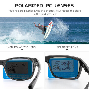 KAPVOE Polarized Γυαλιά Ανδρικά Γυναικεία Γυαλιά Ψαρέματος Κάμπινγκ Πεζοπορία Δρόμος Οδήγηση Γυαλιά Αθλητικά γυαλιά ηλίου ποδηλατικά γυαλιά τρεξίματος