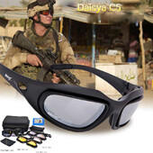 4 lentile X7 Ochelari de protecție UV în aer liber Ochelari de sport C5 Ochelari de soare de vânătoare Ochelari tactici de drumeții militare unisex