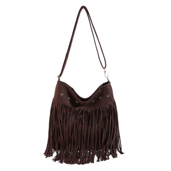 Bohemian Style Tassel Bag Fashion Τσάντα ώμου μεγάλης χωρητικότητας 2024 Δημοφιλής νέα Niche Universal γυναικεία τσάντα