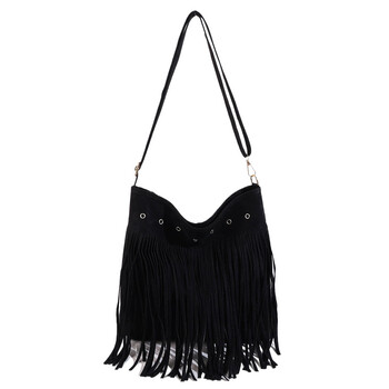 Bohemian Style Tassel Bag Fashion Τσάντα ώμου μεγάλης χωρητικότητας 2024 Δημοφιλής νέα Niche Universal γυναικεία τσάντα