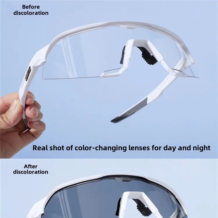 Drumeții în aer liber Alpinism Ochelari de sport Bărbați Femei Ciclism Rezistenta la vânt Rezistent la nisip Ochelari de soare polarizați colorați Comerț cu ridicata Disponibil