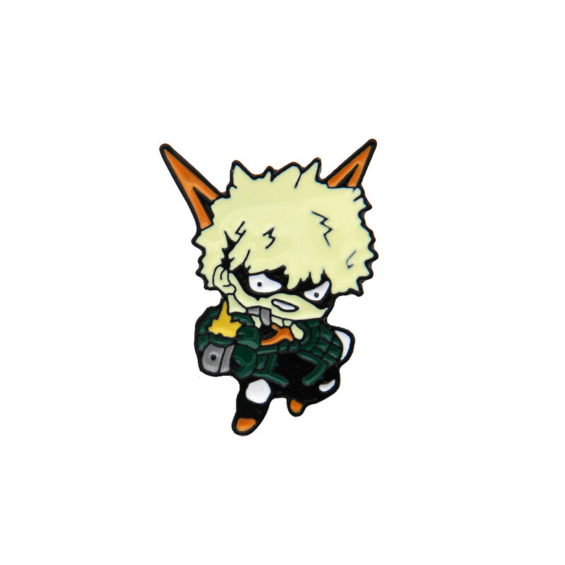 Broșă My Hero Academia Comerț exterior transfrontalier Animație de desene animate Insigna periferică din aliaj Îmbrăcăminte pentru studenți Accesorii pentru genți