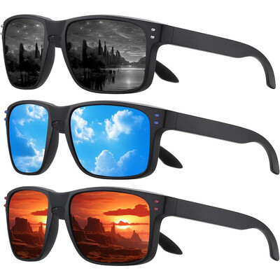 CRIXALIS 3 DB Polarizált napszemüveg Férfi Szabadtéri Sport Horgász Napszemüveg Férfi Vakításgátló Vezetési Utazási Napszemüveg Női UV400