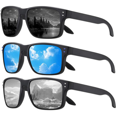 CRIXALIS 3 DB Polarizált napszemüveg Férfi Szabadtéri Sport Horgász Napszemüveg Férfi Vakításgátló Vezetési Utazási Napszemüveg Női UV400