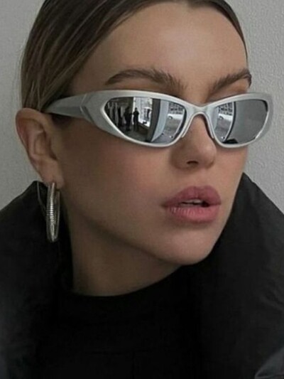 Steampunk Goggle Moteriški akiniai nuo saulės Moteriški Vyriški Cyber Punk Akiniai nuo saulės Vintažinių atspalvių futuristiniai akiniai Moteriški jojimo akiniai