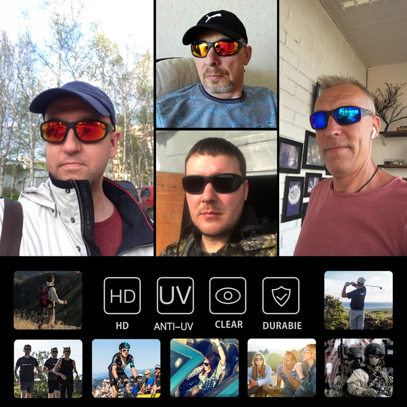 Férfi Női HD Polarizált Sport Napszemüvegek Ultrakönnyű Utazás Tengerparti Kemping Túraszemüvegek UV Ellenálló Horgászszemüvegek Vezetőszemüvegek