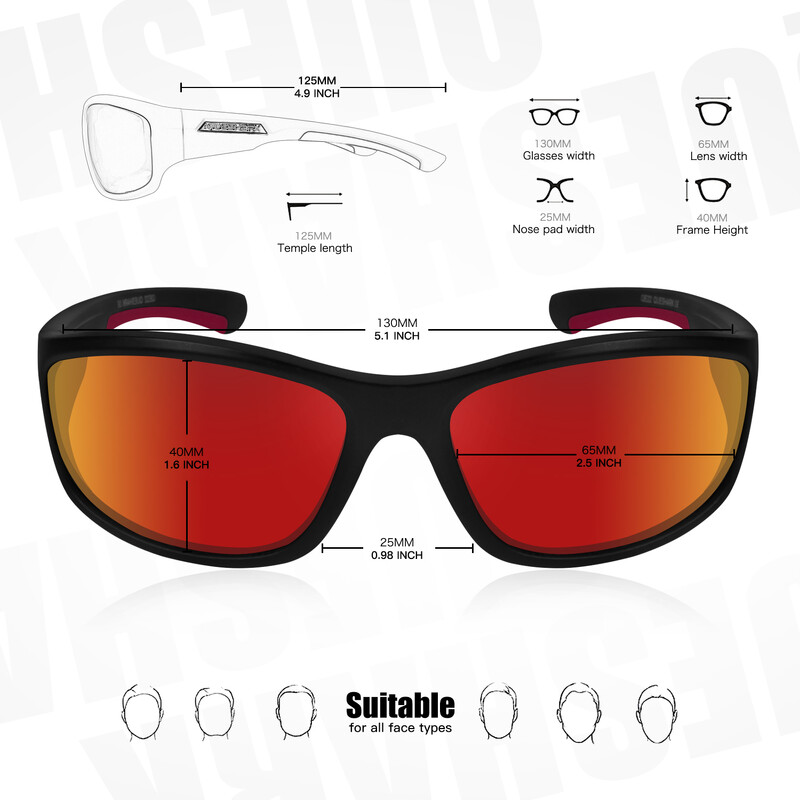 Férfi Női HD Polarizált Sport Napszemüvegek Ultrakönnyű Utazás Tengerparti Kemping Túraszemüvegek UV Ellenálló Horgászszemüvegek Vezetőszemüvegek