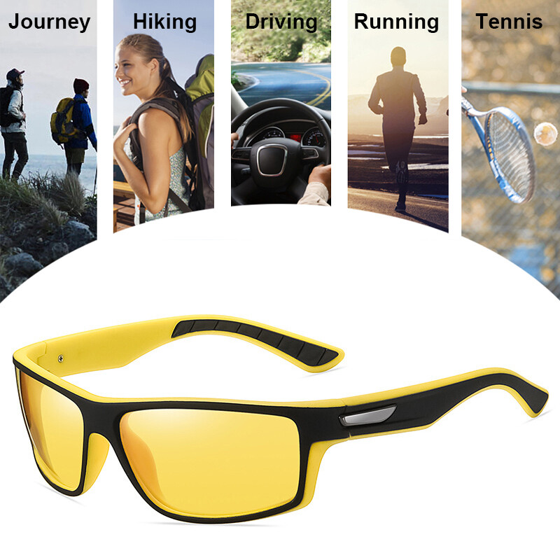 Sportiniai poliarizuoti akiniai nuo saulės.