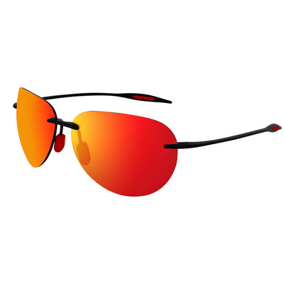 Ochelari de soare polarizați MAXJULI pentru femei și bărbați Moda Conducere Sport Incasabil fără rame Oval pentru UV400 (MJ8008)