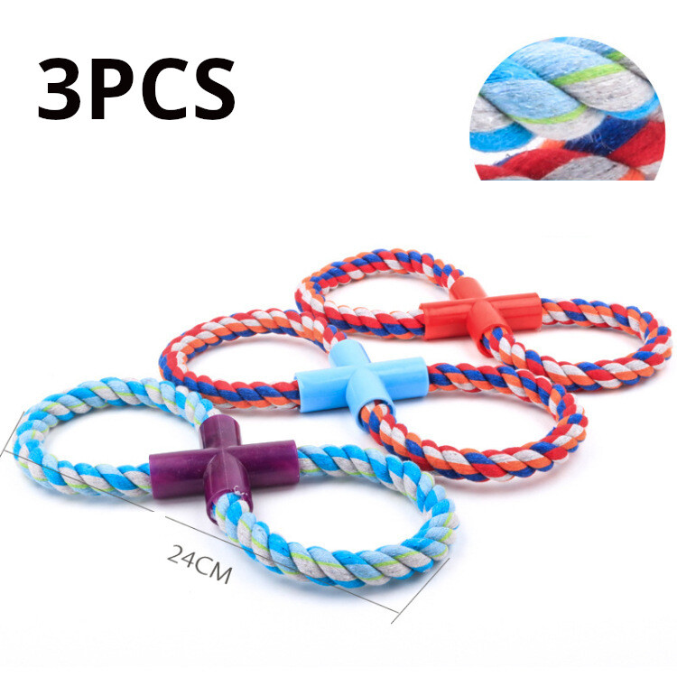 Kutyajáték Teddy Ball fogzási bot nagy és kicsi kutyák harapásálló kötél kölyökkutya frizbi kisállatkellékek Vicces macskajáték