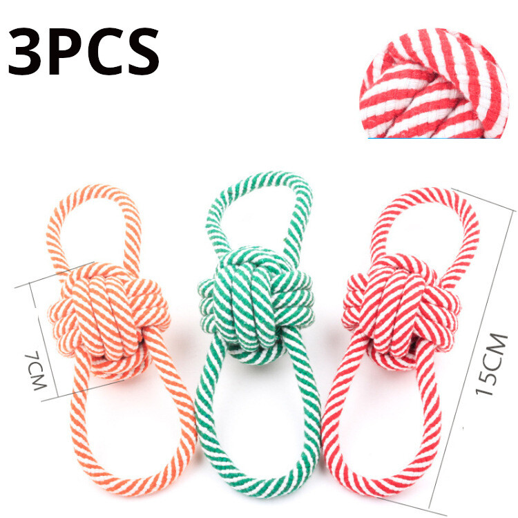 Kutyajáték Teddy Ball fogzási bot nagy és kicsi kutyák harapásálló kötél kölyökkutya frizbi kisállatkellékek Vicces macskajáték