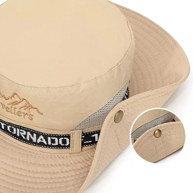 Rybársky klobúk pre mužov so širokým okrajom, rybársky klobúk, slnečná ochrana, športové čiapky, outdoorové kempovanie, horolezectvo, turistika, plážová slnečná čiapka