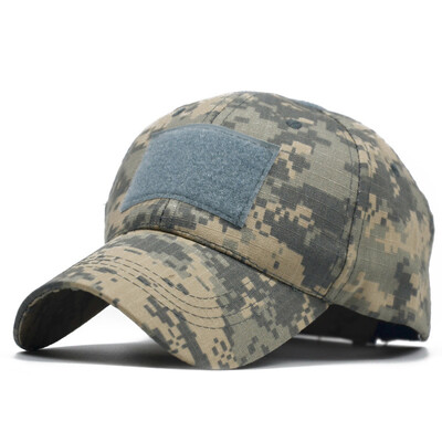 Taktinės armijos skrybėlės Reguliuojama operatoriaus kepurė Karinė Patch Orui pralaidi beisbolo kepurė Camo Snapback Kepurė vyrams, moterims, lauke