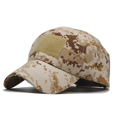 Taktinės armijos skrybėlės Reguliuojama operatoriaus kepurė Karinė Patch Orui pralaidi beisbolo kepurė Camo Snapback Kepurė vyrams, moterims, lauke