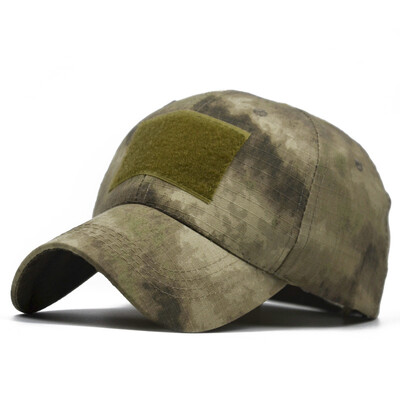 Taktinės armijos skrybėlės Reguliuojama operatoriaus kepurė Karinė Patch Orui pralaidi beisbolo kepurė Camo Snapback Kepurė vyrams, moterims, lauke