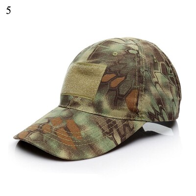 Taktinės armijos skrybėlės Reguliuojama operatoriaus kepurė Karinė Patch Orui pralaidi beisbolo kepurė Camo Snapback Kepurė vyrams, moterims, lauke