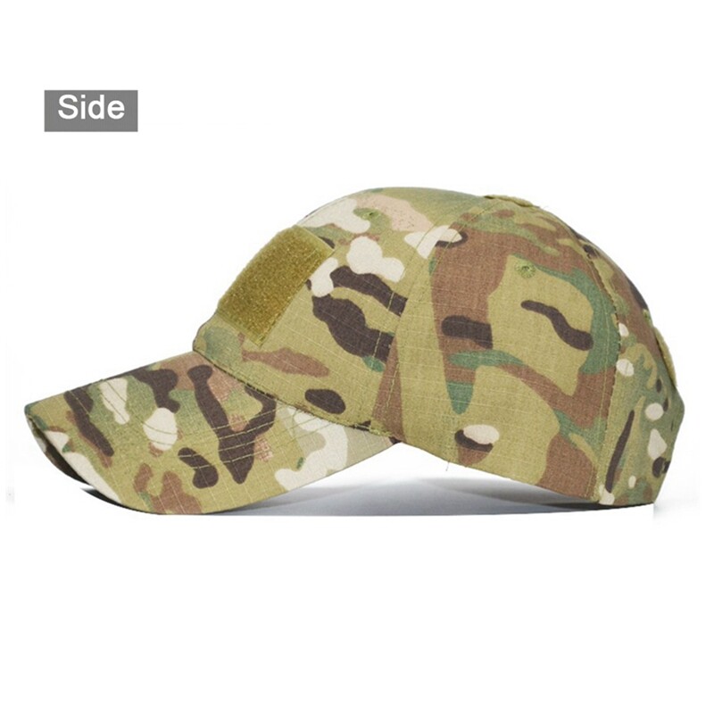 Taktinės armijos skrybėlės Reguliuojama operatoriaus kepurė Karinė Patch Orui pralaidi beisbolo kepurė Camo Snapback Kepurė vyrams, moterims, lauke