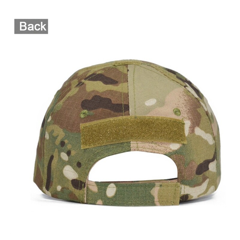 Taktinės armijos skrybėlės Reguliuojama operatoriaus kepurė Karinė Patch Orui pralaidi beisbolo kepurė Camo Snapback Kepurė vyrams, moterims, lauke