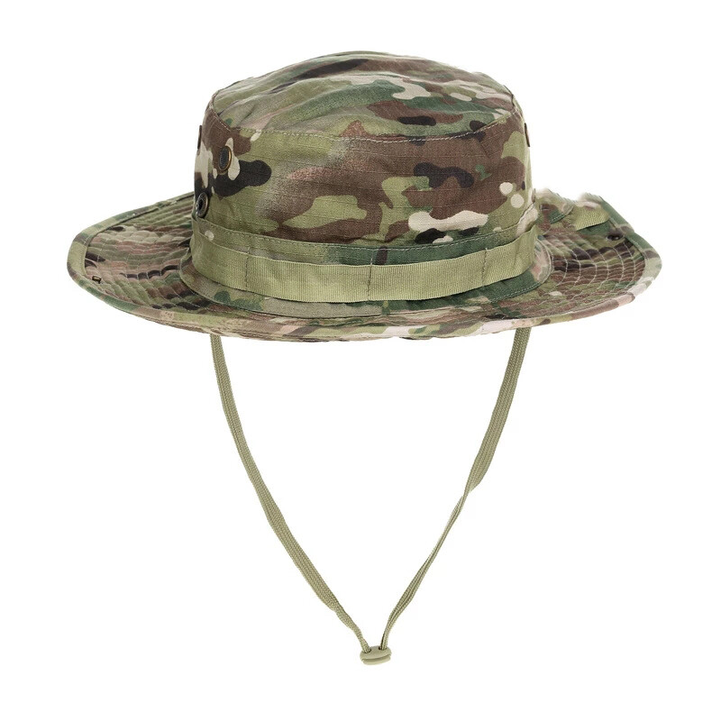 Hotsale kamufliažinė kepurė Panama Boonie Kepurės Multicam Vasarinė kepuraitė Medžioklė Žygiai Lauke Camo Kepurės Vyrai