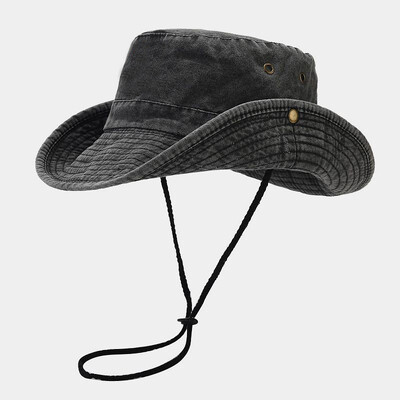 2024 m. „Four Seasons Cotton Solid Bucket Hat“ žvejo kepurė lauke, kelioninė kepurė nuo saulės vyrams ir moterims