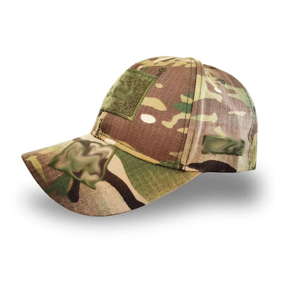 Şapci tactice de baseball pentru bărbaţi Şapcă în aer liber Camuflaj Vânătoare Drumeţii CS Pălărie snapback din bumbac Pălării de soare de camioner de vară