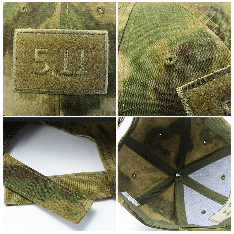 Şapci tactice de baseball pentru bărbaţi Şapcă în aer liber Camuflaj Vânătoare Drumeţii CS Pălărie snapback din bumbac Pălării de soare de camioner de vară