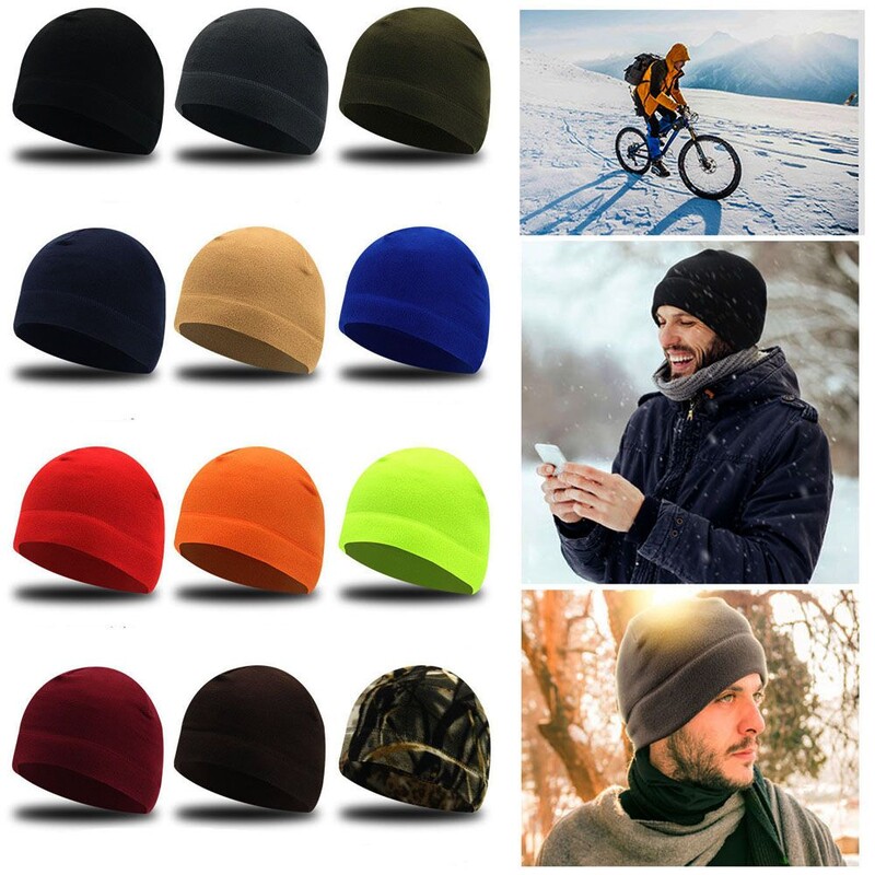 Moterys Vyrai Šilta žieminė kepurė suaugusiems Unisex Lauke Nauja Vilna Megztos Pupelės Skullies Kasdieninės medvilnės kepuraitės