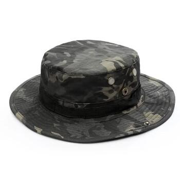 Στρατός Καμουφλάζ Boonie Καπέλο Tactical Military Bucket Καπέλα Καλοκαιρινό υπαίθριο κυνήγι Πεζοπορία Multicam Camo Sun Cap για άνδρες Γυναίκες