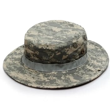 Στρατός Καμουφλάζ Boonie Καπέλο Tactical Military Bucket Καπέλα Καλοκαιρινό υπαίθριο κυνήγι Πεζοπορία Multicam Camo Sun Cap για άνδρες Γυναίκες