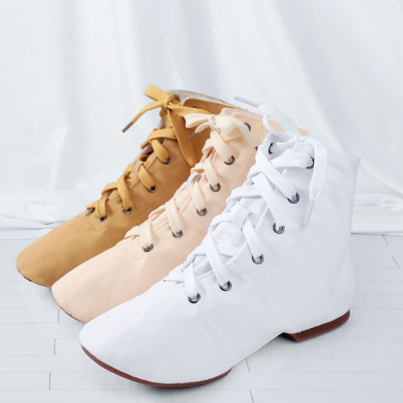 Pantofi de jazz Pantofi de dans de pânză Pantofi de dans de jazz Cizme de dans cu talpă despicată pentru fete Copii Adulti Copii Mărimea Chinei 26-45