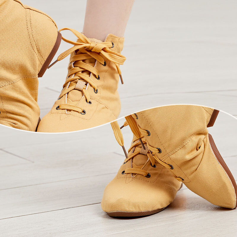 Pantofi de jazz Pantofi de dans de pânză Pantofi de dans de jazz Cizme de dans cu talpă despicată pentru fete Copii Adulti Copii Mărimea Chinei 26-45