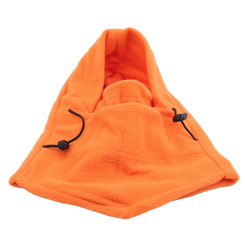 Unisex Femei Bărbați Polar Fleece Glugă Pălărie Casual Beanie Ski Snow Cap Snood Esarfă Mai încălzit Termic Iarna Rezistență la Frig