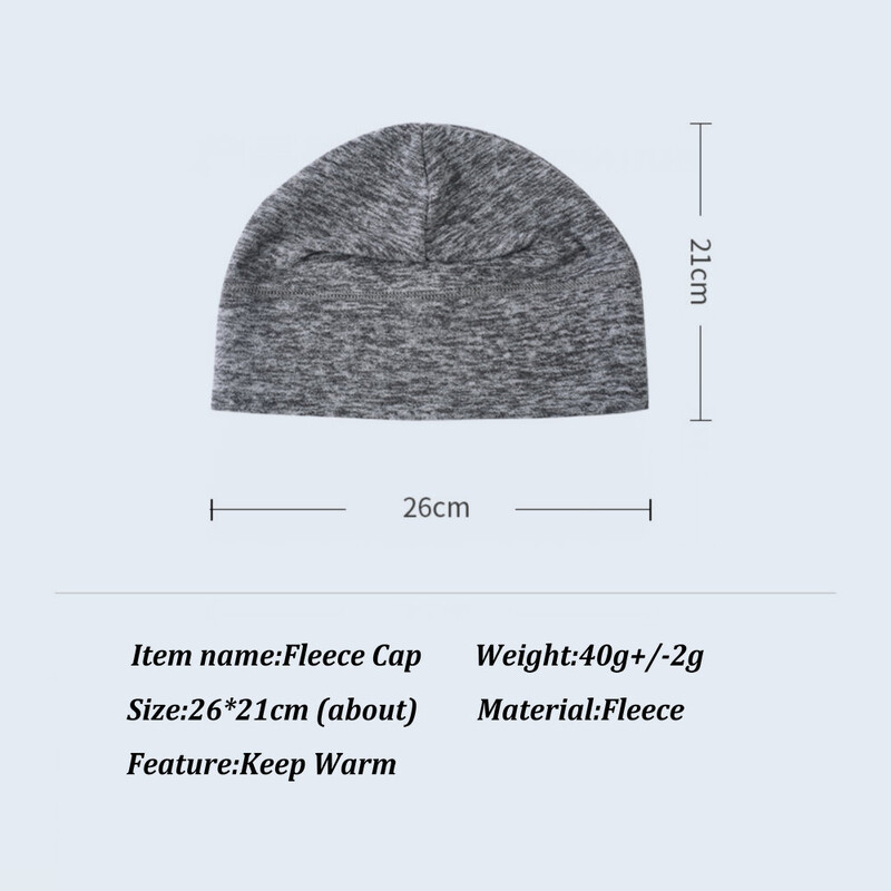 Șapcă de craniu caldă de iarnă, din lână polară, căciulă groasă de ceas, rezistentă la vânt, șapcă de schi în aer liber, pentru bărbați, femei