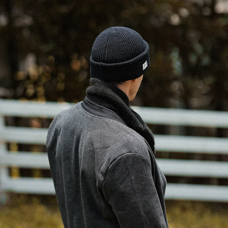 Téli kötött sapka pamut vastagított hideg sapka kültéri kerékpározás meleg sapkás sapka maszk 2 az 1-ben teljes arcvédő sapka fülvédő sapka
