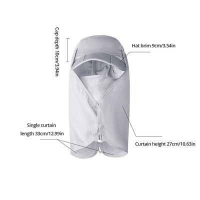 Outdoor Sport Matkamine Matkavisiir Müts UV-kaitsega Näo Kaelakate Päikesekaitsekork