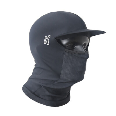Șapcă din mătase de gheață de vară Balaclava elastică anti-UV respirabilă cu margine Cască de alergare pentru ciclism Căptușeală Căciulă de protecție solară Acoperire pentru cap