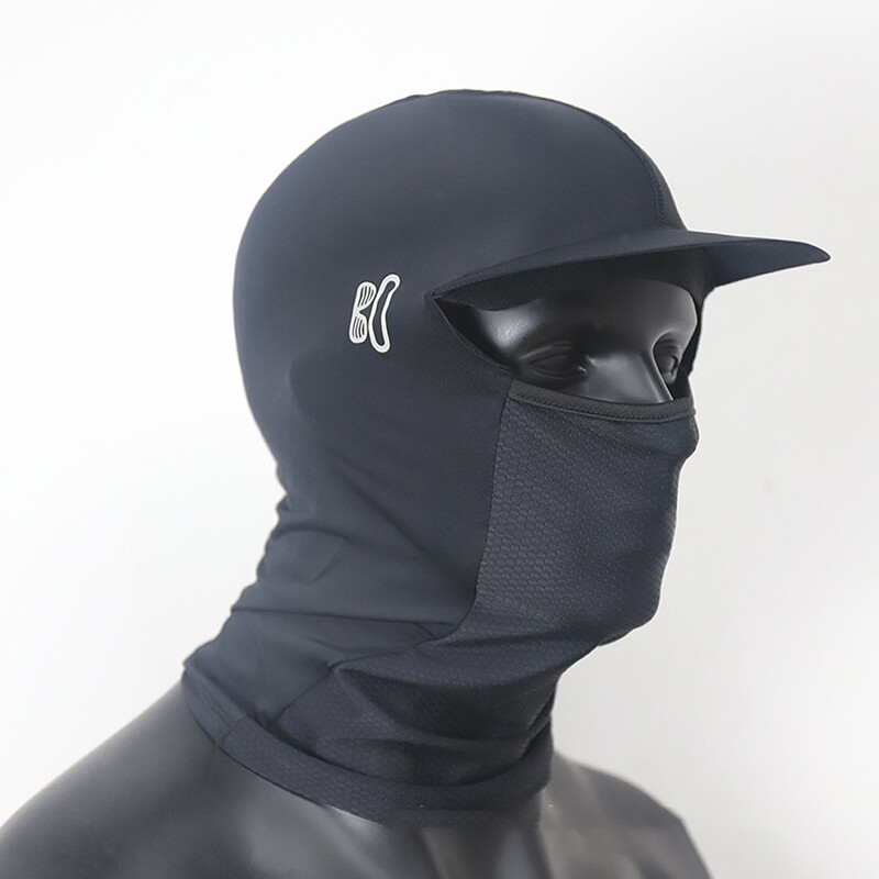 Șapcă din mătase de gheață de vară Balaclava elastică anti-UV respirabilă cu margine Cască de alergare pentru ciclism Căptușeală Căciulă de protecție solară Acoperire pentru cap