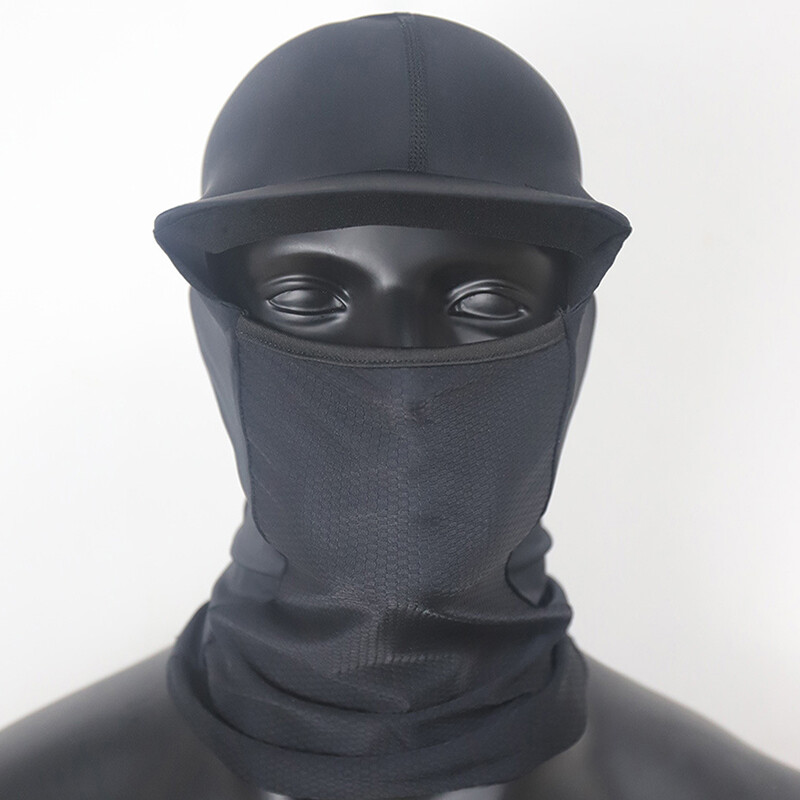 Șapcă din mătase de gheață de vară Balaclava elastică anti-UV respirabilă cu margine Cască de alergare pentru ciclism Căptușeală Căciulă de protecție solară Acoperire pentru cap