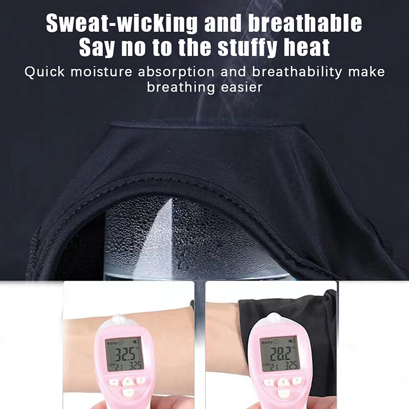 Șapcă din mătase de gheață de vară Balaclava elastică anti-UV respirabilă cu margine Cască de alergare pentru ciclism Căptușeală Căciulă de protecție solară Acoperire pentru cap