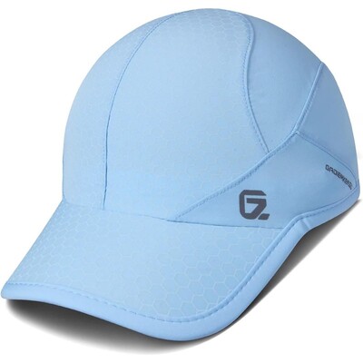 GADIEMKENSD Pălărie de alergare elastică cu boruri moi, uscare rapidă, nestructurată, șapcă de baseball unisex pentru adulți, golf, pălărie solidă snapback