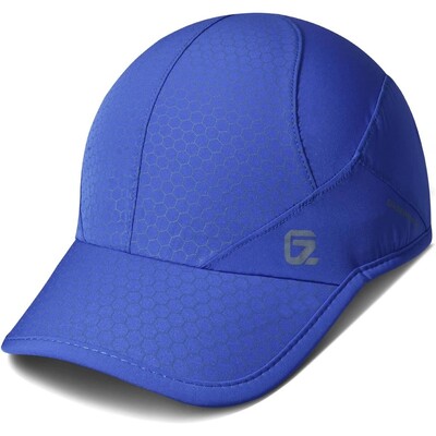 GADIEMKENSD Pălărie de alergare elastică cu boruri moi, uscare rapidă, nestructurată, șapcă de baseball unisex pentru adulți, golf, pălărie solidă snapback