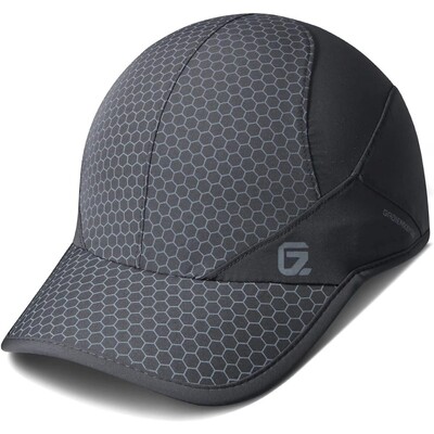 GADIEMKENSD Pălărie de alergare elastică cu boruri moi, uscare rapidă, nestructurată, șapcă de baseball unisex pentru adulți, golf, pălărie solidă snapback