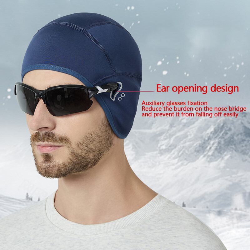 Zimska termo biciklistička kapa na otvorenom Ispod MTB Kaciga Podstava od flisa Kapa Sport Muškarci Biciklizam Skijaška kapa Trčanje Planinarenje S naočalama