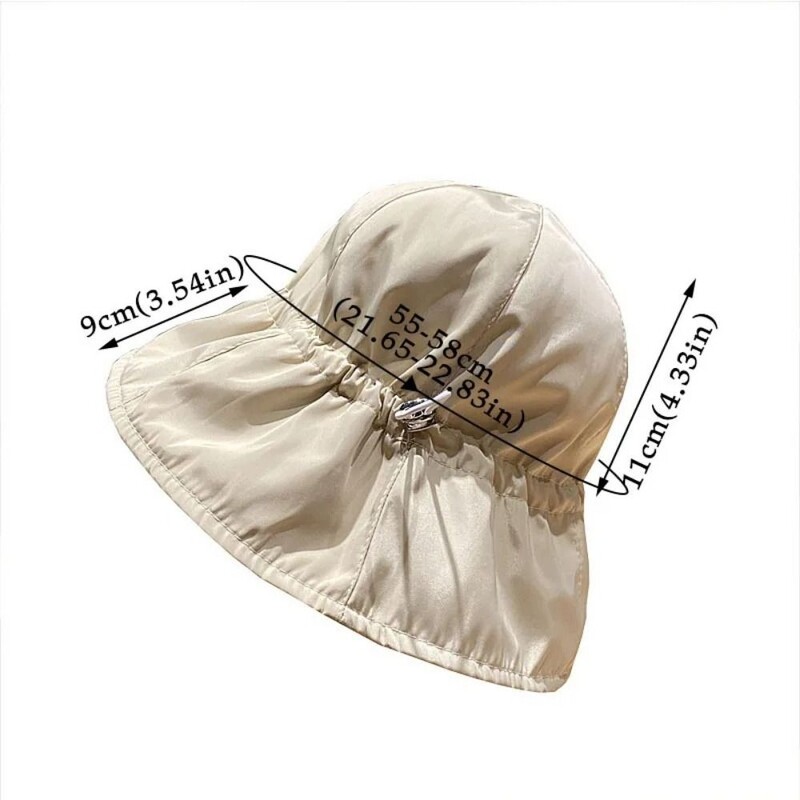 Moteriškos vasaros greitai išdžiūstančios virvelės su kaušo kepurė, mergaitėms po atviru dangumi