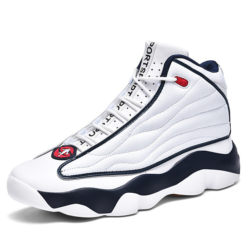 Augstas kvalitātes basketbola apavi Vīriešu kedas zēniem groza apavi Rudens augstas augšdaļas pretslīdēšanas āra sporta apavi Trenažieri sievietēm vasara