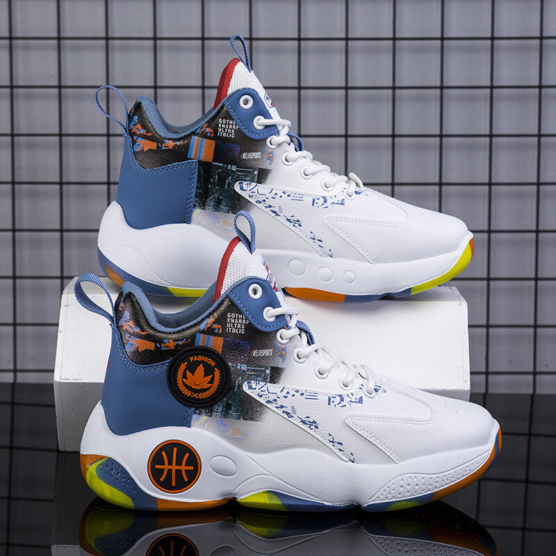 Krepšinio bateliai 2024 m. Nauji aukščiausios kokybės sportiniai madingi sportbačiai, orui pralaidūs sportiniai bėgimo bateliai, studentų jaunimo treniruotės