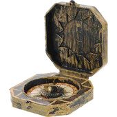 Unikāla Ziemassvētku pirātu kapteiņa kompasa rotaļlieta vintage Helovīna ballīte, grezna rotaļlieta kompasa dāvana bērniem rotāšanai