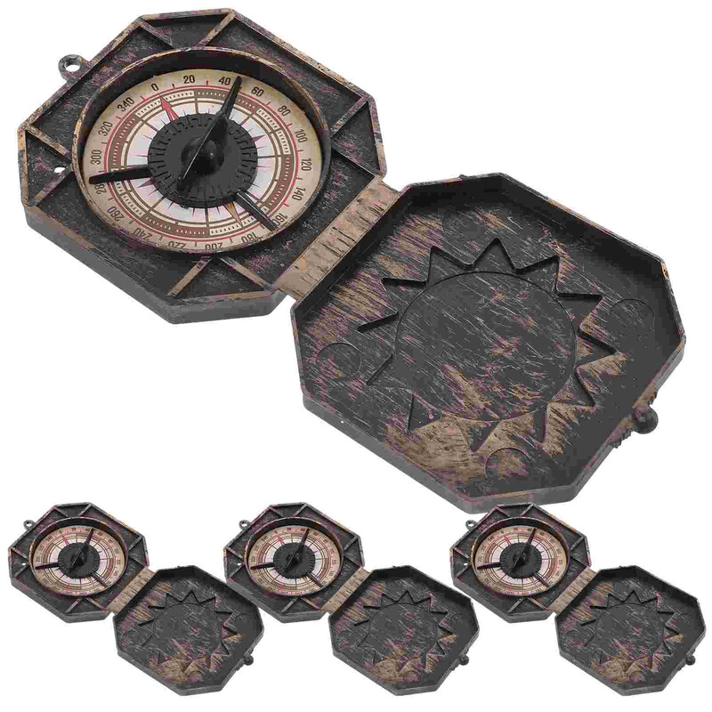 Unikāla Ziemassvētku pirātu kapteiņa kompasa rotaļlieta vintage Helovīna ballīte, grezna rotaļlieta kompasa dāvana bērniem rotāšanai