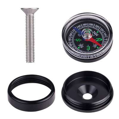 Компас за кормило Лек компас за мотоциклети Водоустойчив компас за велосипеди Прахоустойчив многофункционален аксесоар за кормило за велосипеди